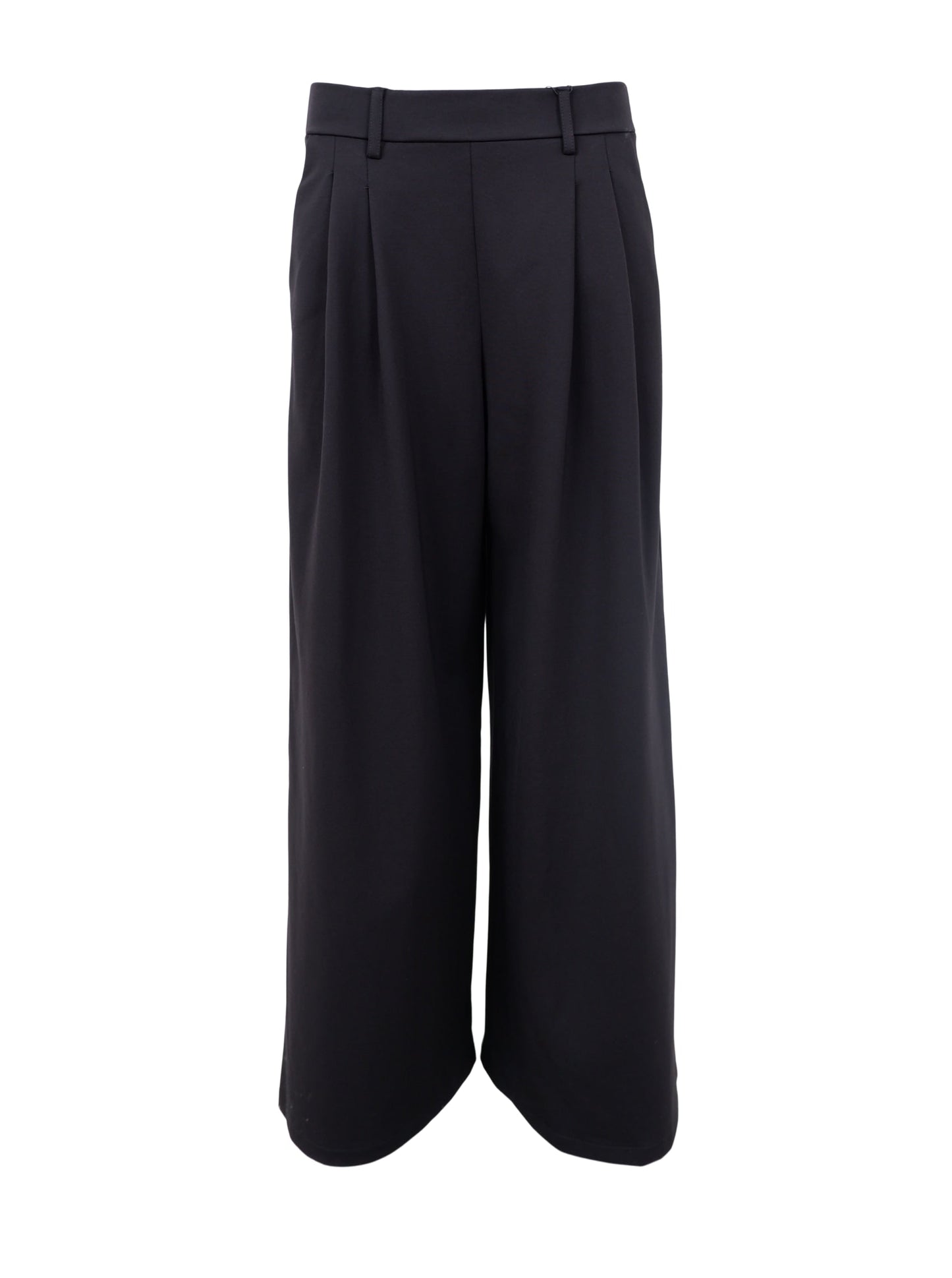 Black Colour Davi Black Wide Leg Pants
