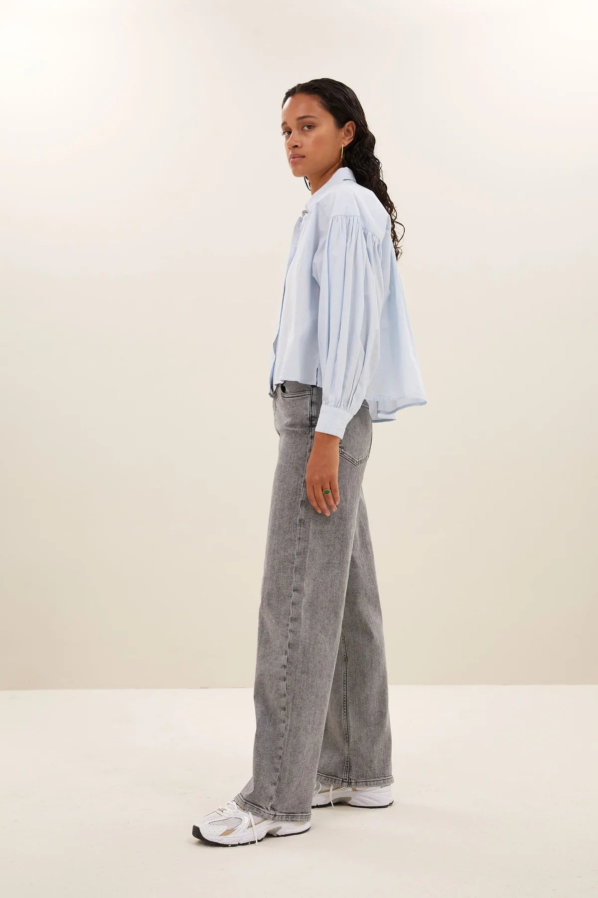 by_bar Sarah Short Chambray Blouse
