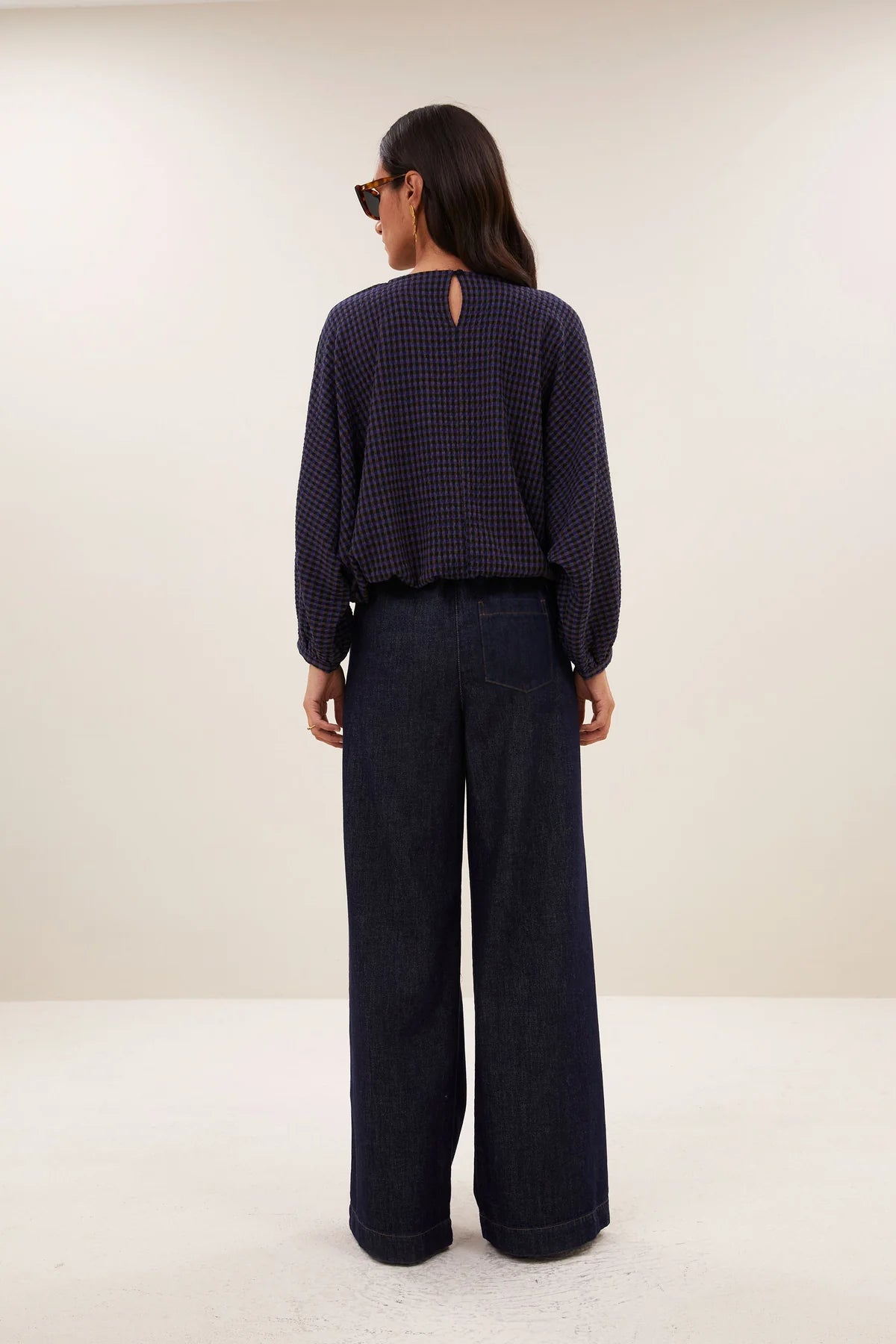 by_bar Gaya Blouse Galaxy Check