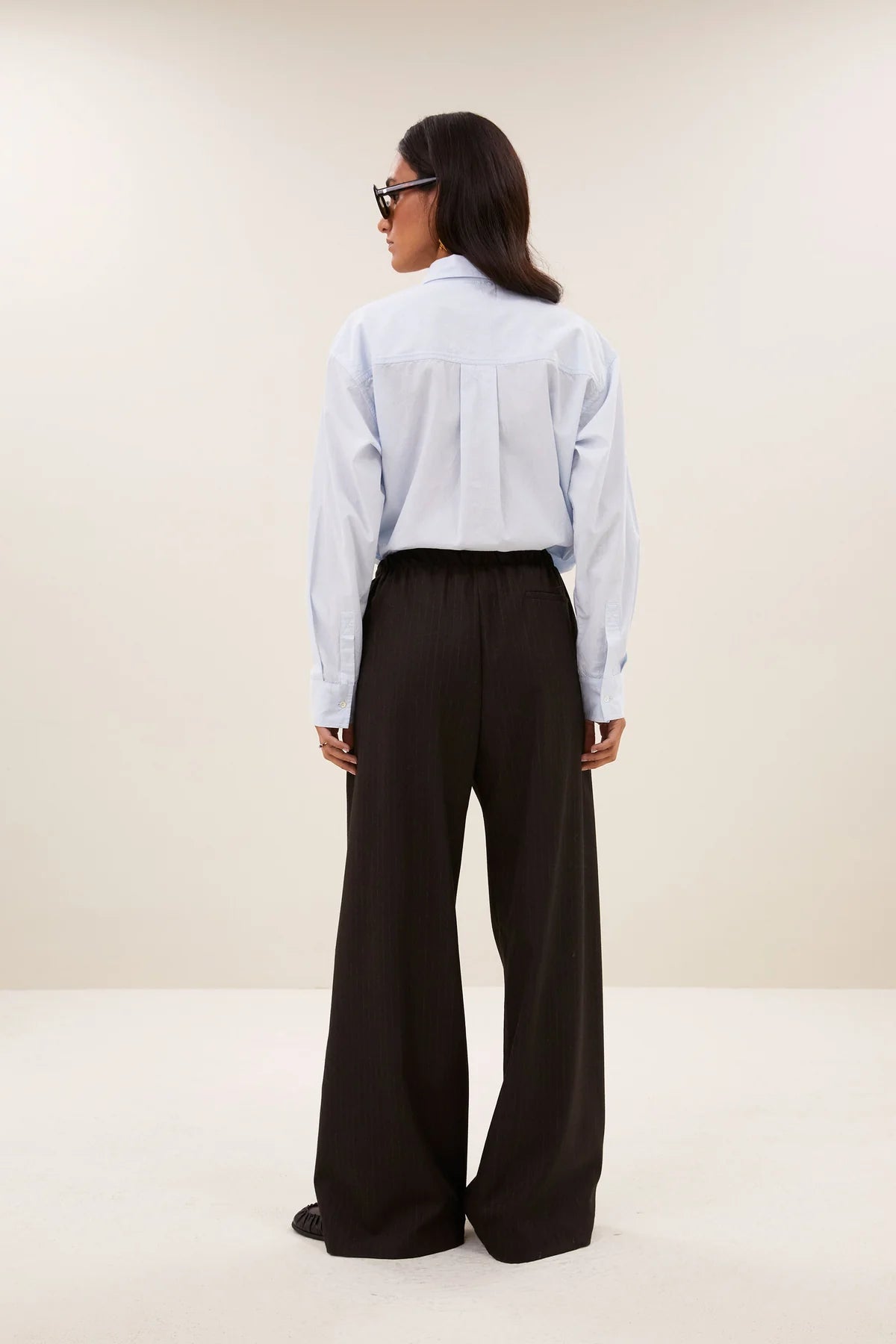 by_bay Pelle Pinstripe Pants-Brown