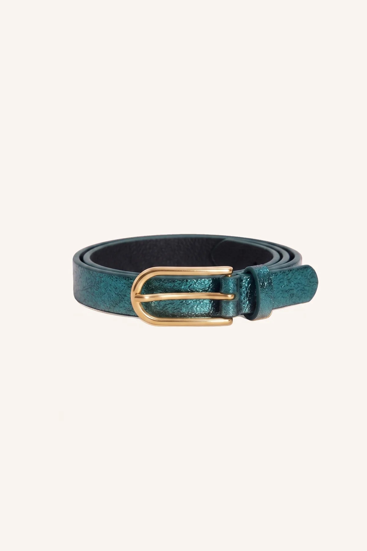 by_bar Lovi Metallic Belt-Oil Green