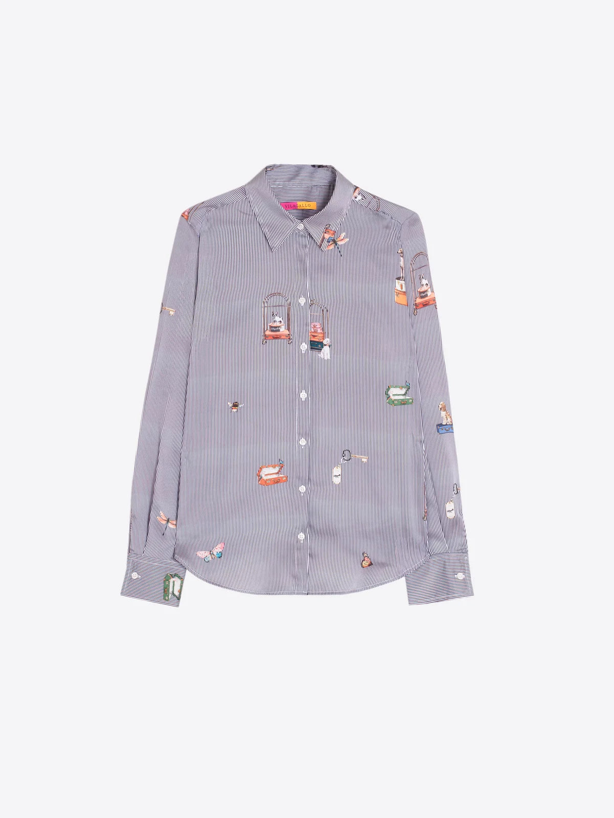 Vilagallo Pinstripe Hotel Shirt