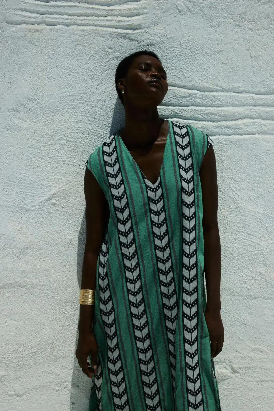 Devotion Twins Capable Maxi Dress-Green/Black Sacs of Ashbourne Devotion Twins Capable Maxi Dress-Green/Black Sacs of Ashbourne