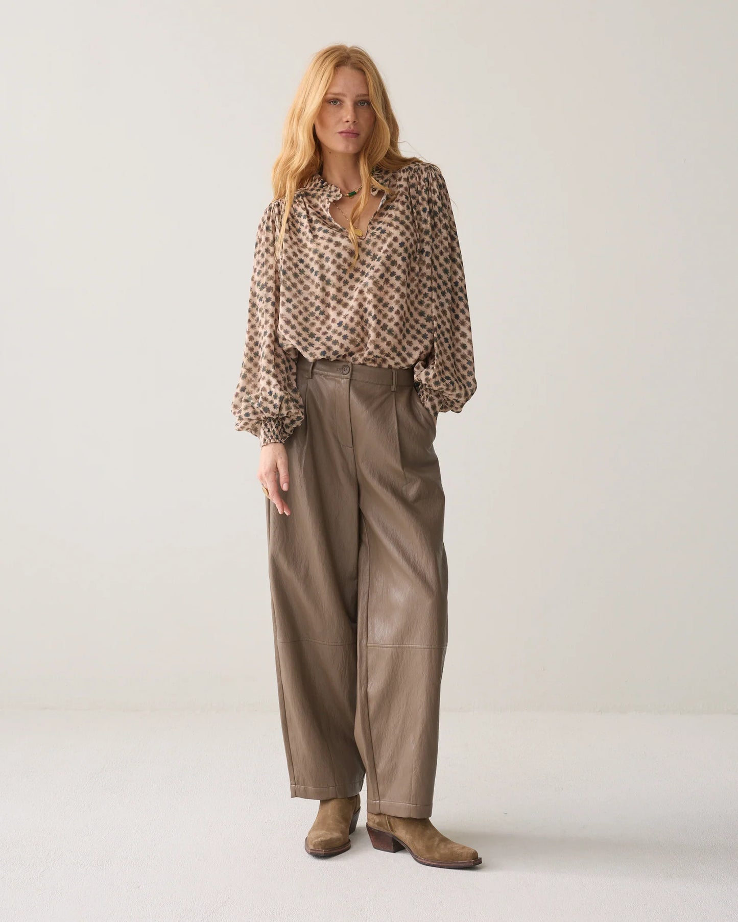Summum Blurred Print Top