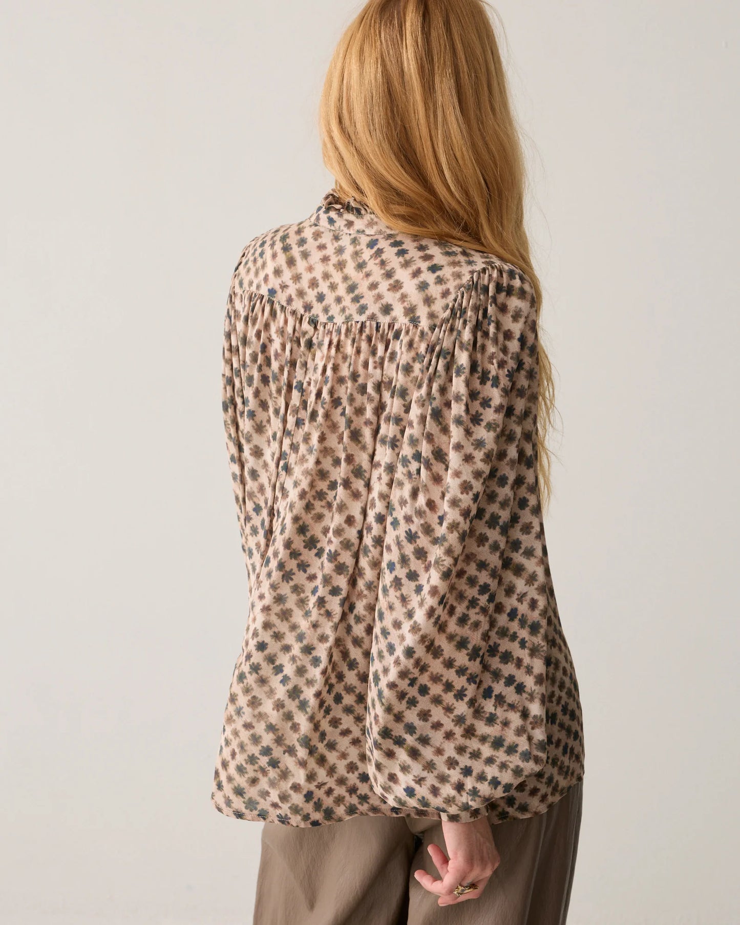 Summum Blurred Print Top