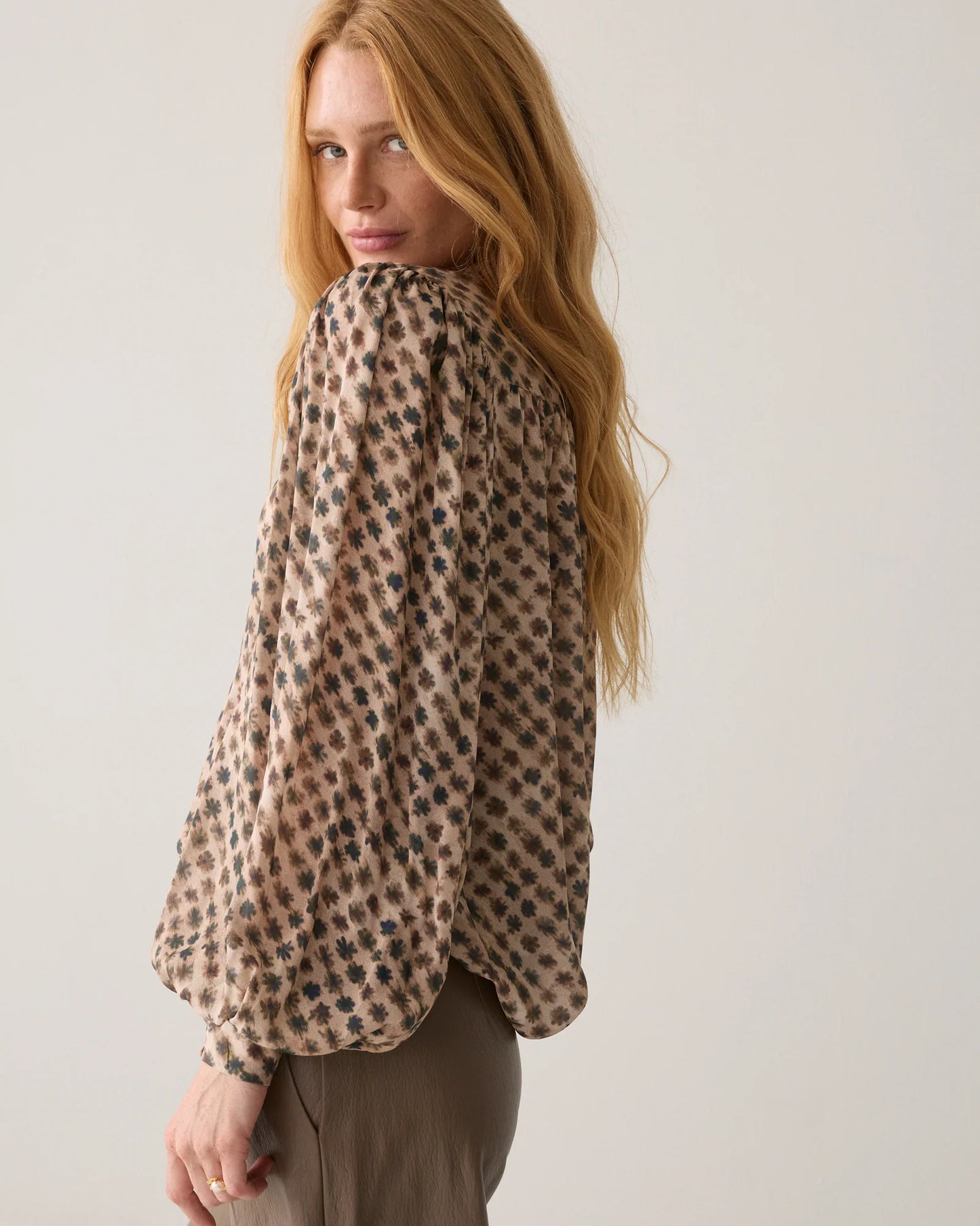 Summum Blurred Print Top