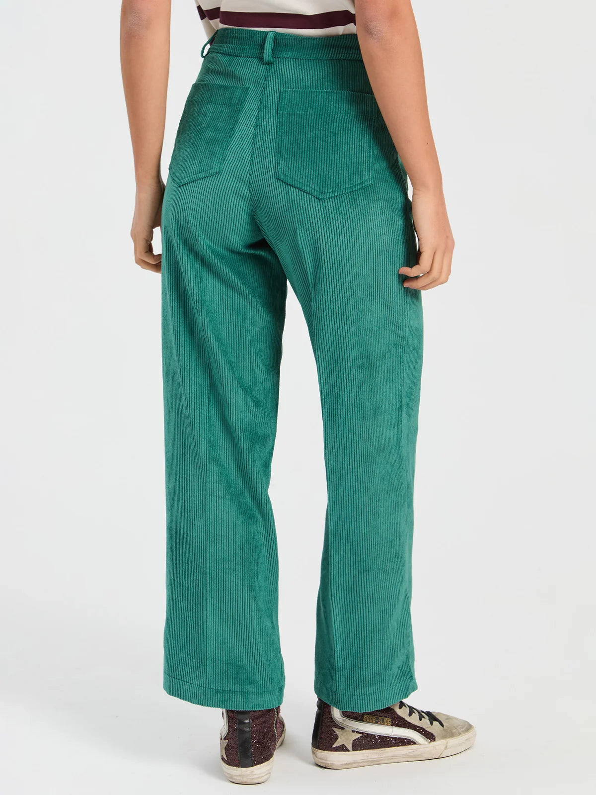 Vilagallo Green Corduroy Trousers