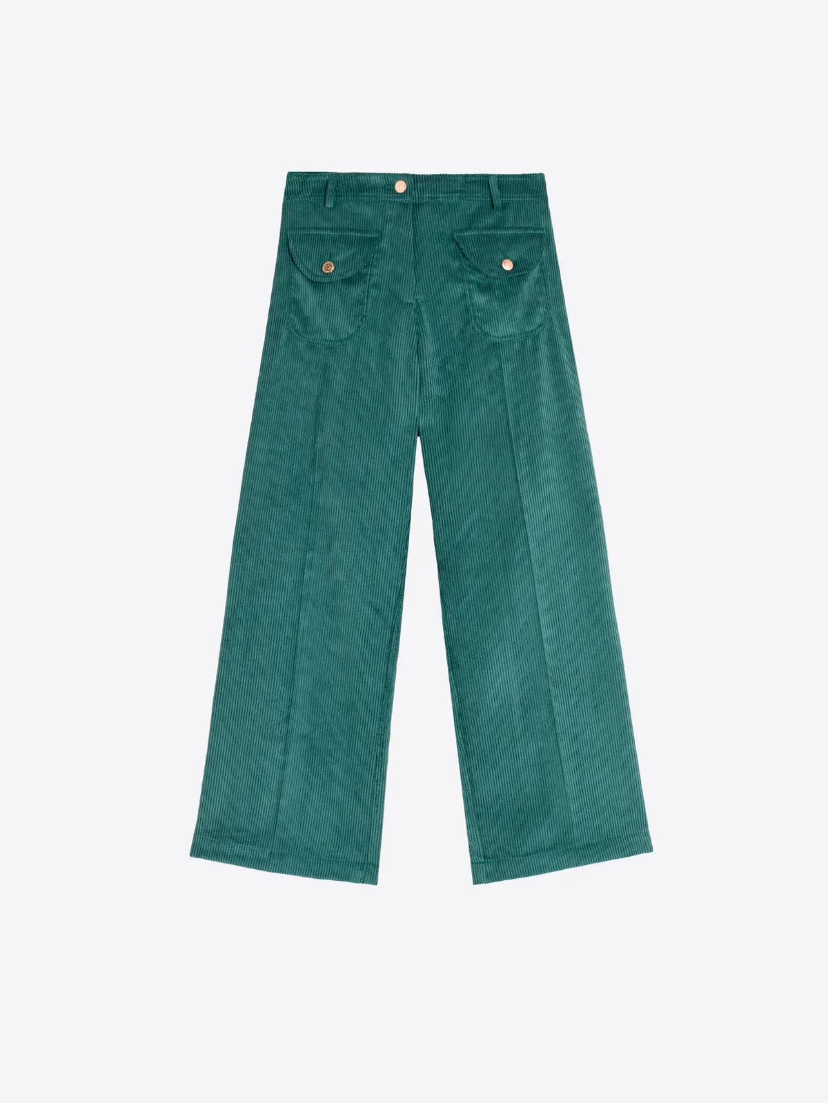 Vilagallo Green Corduroy Trousers