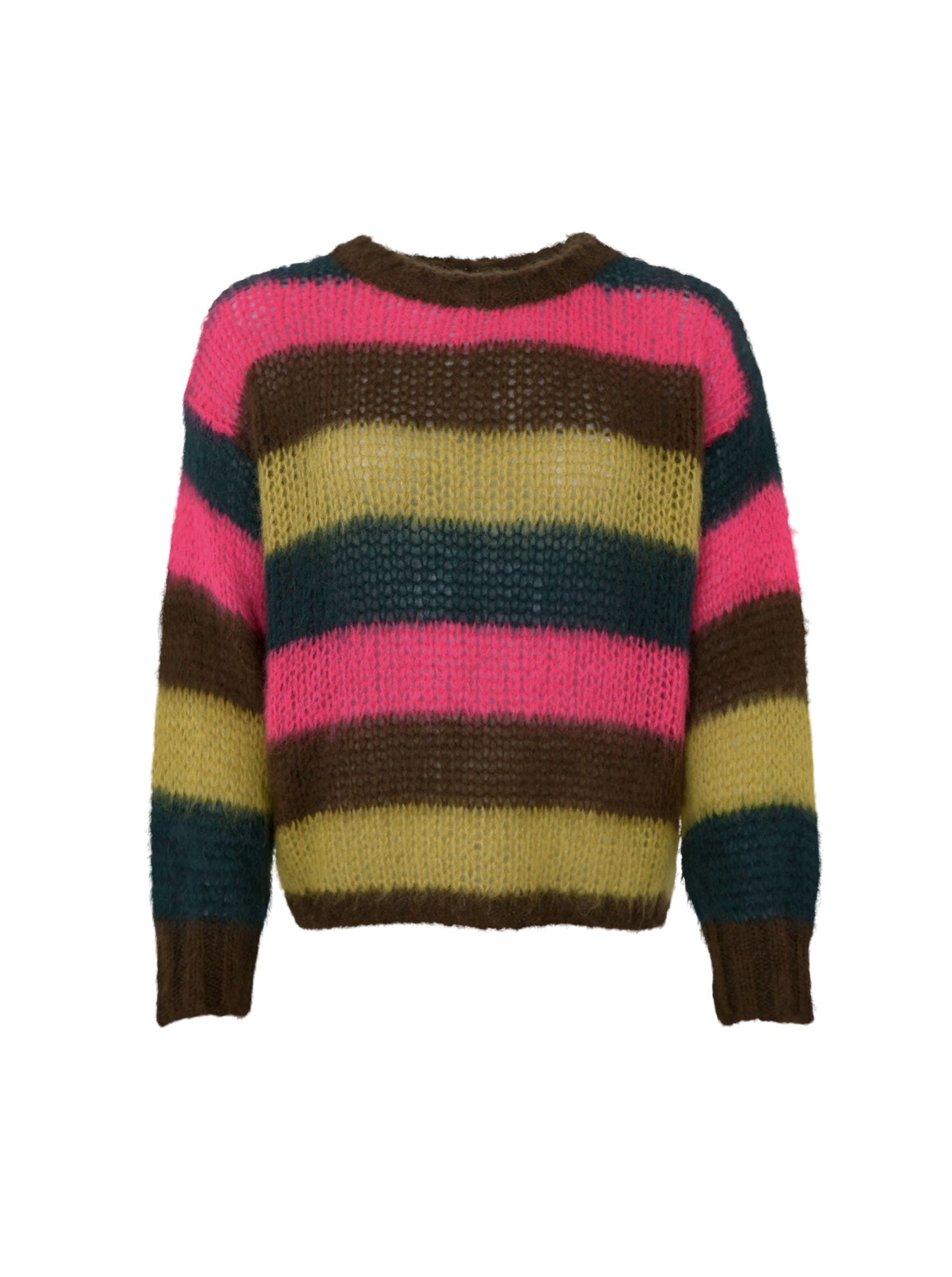 Black Colour Marty Striped Jumper