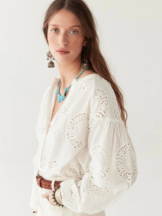 Maison Hotel Margaret Blouse-Off White