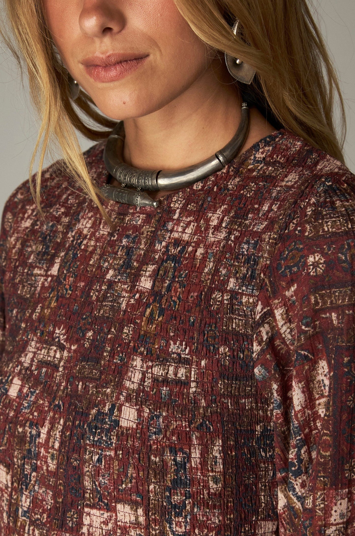 Maison Hotel Leandra Dress- Vintage Patch