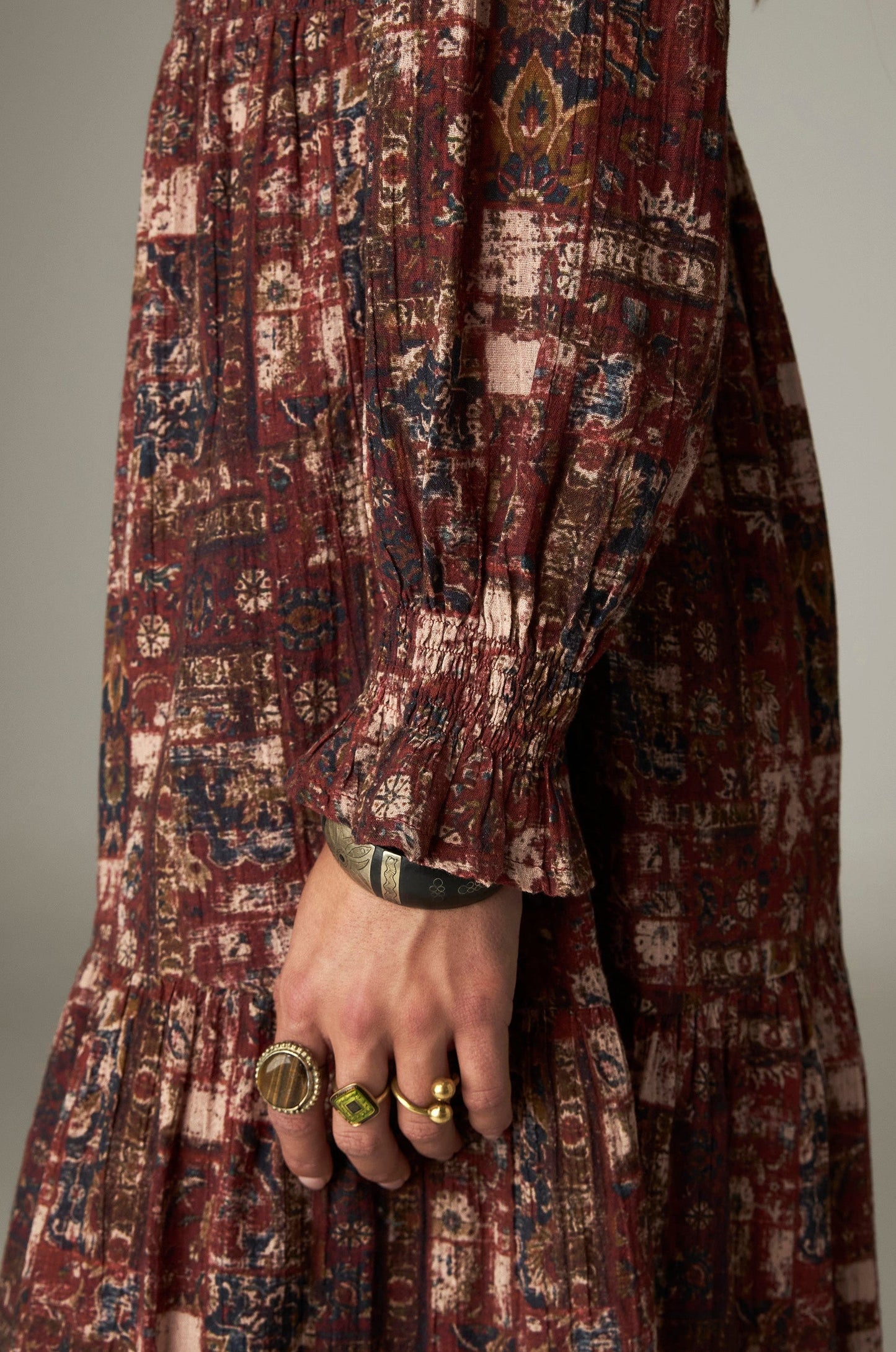 Maison Hotel Leandra Dress- Vintage Patch