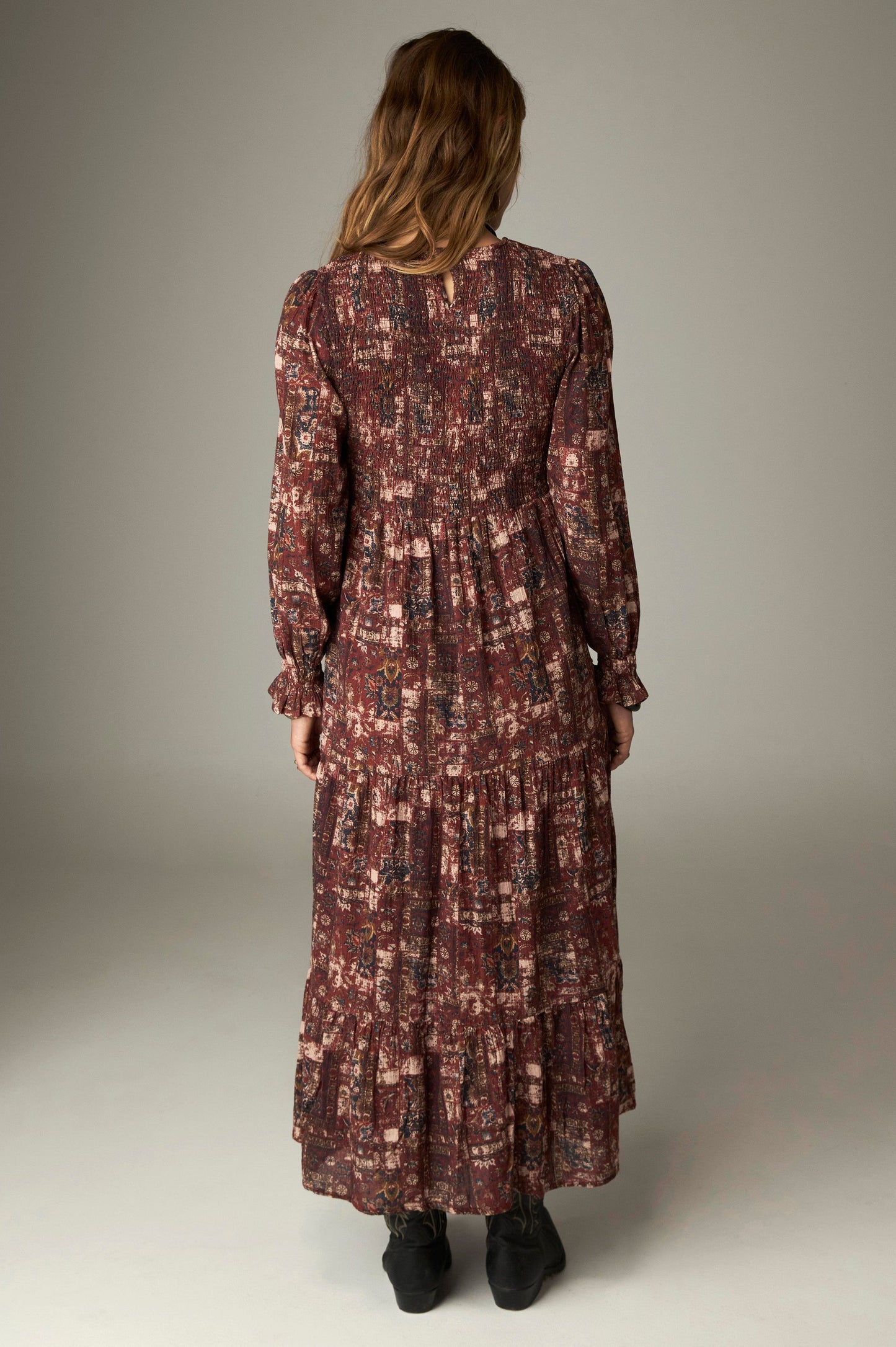 Maison Hotel Leandra Dress- Vintage Patch