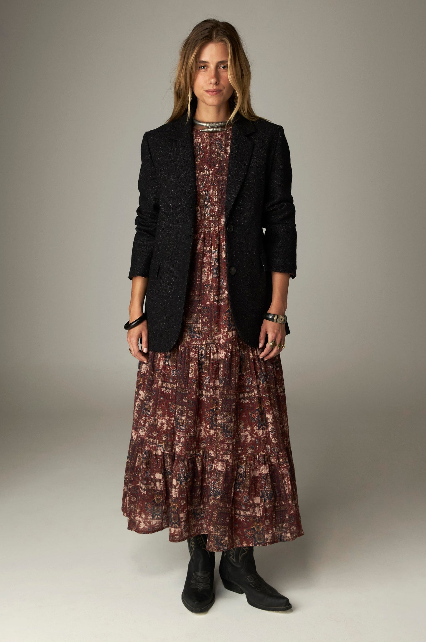 Maison Hotel Leandra Dress- Vintage Patch