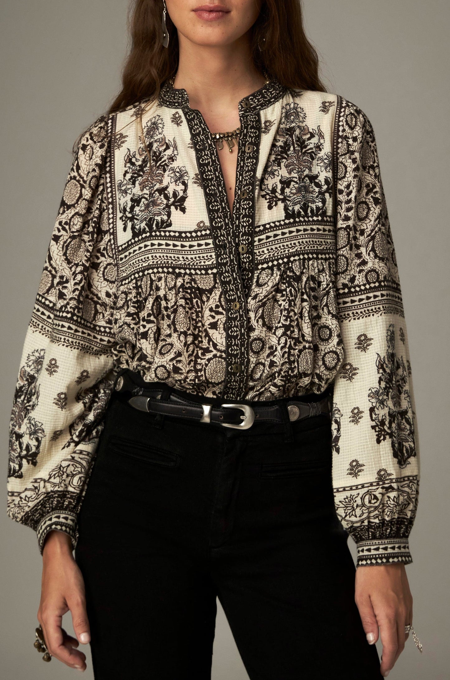 Maison Hotel Azar Blouse -Antique Bone