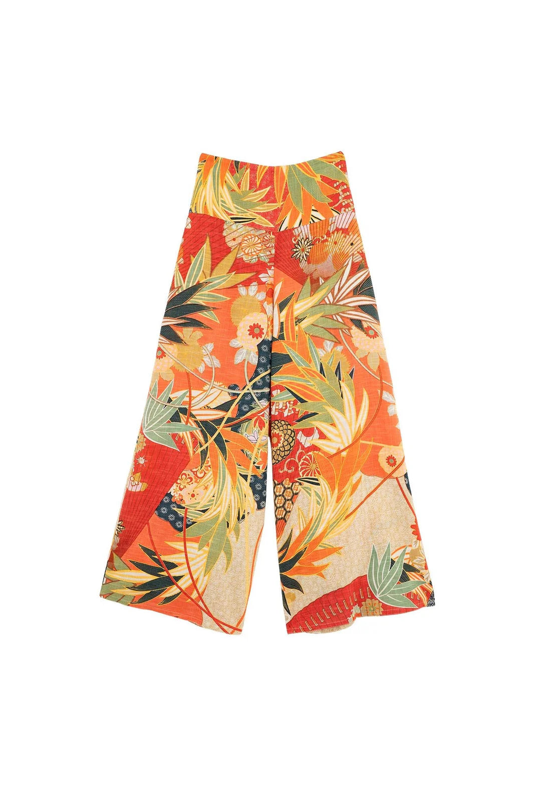 One Hundred Stars Fans Scarlet Palazzo Pants
