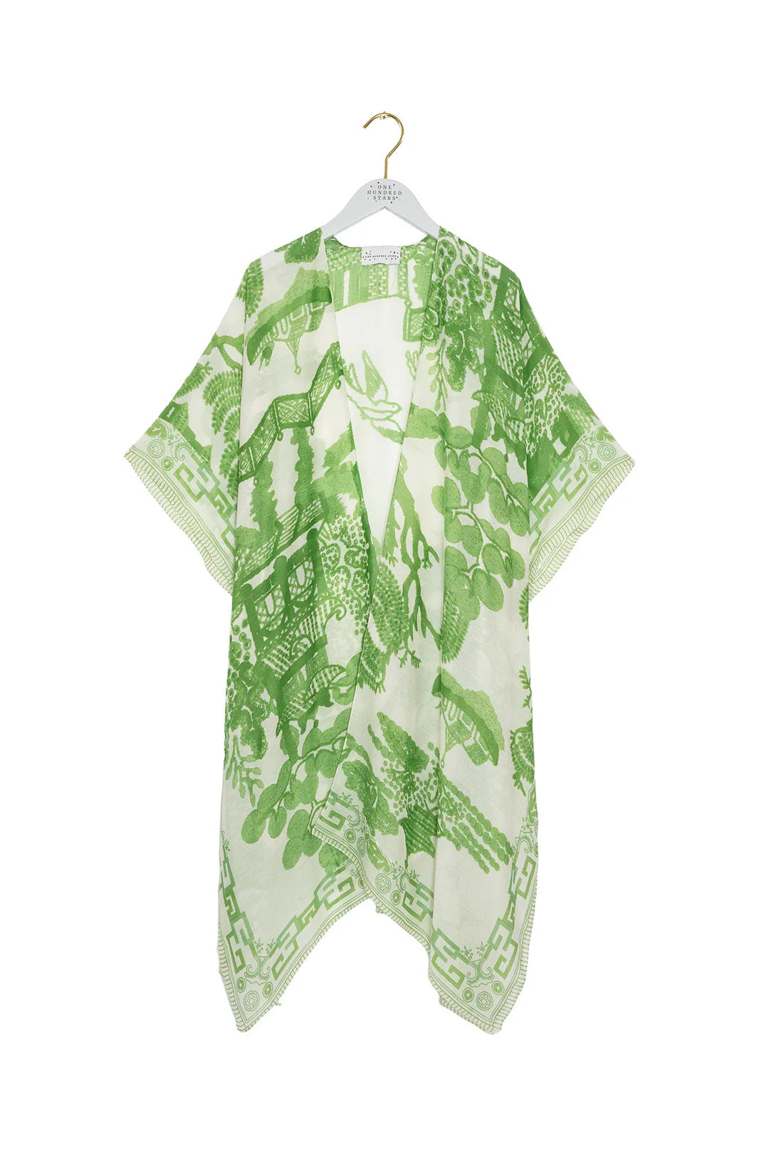 One Hundred Stars Giant Willow Green Throwover