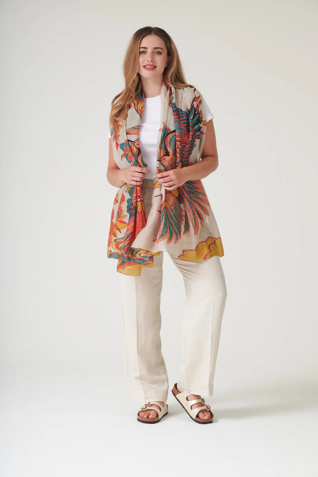 One Hundred Stars Crane Stone Scarf