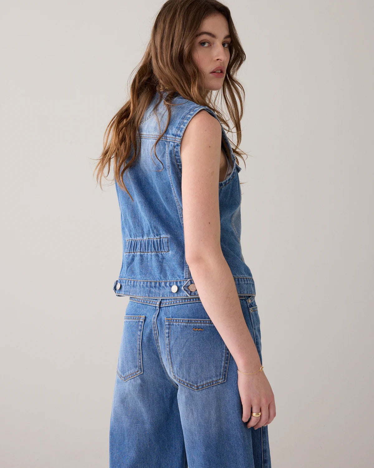 Summum Vintage Denim Gilet