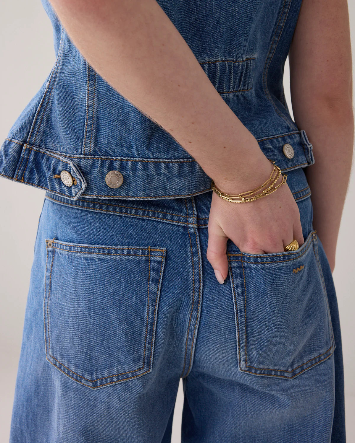Summum Vintage Denim Gilet