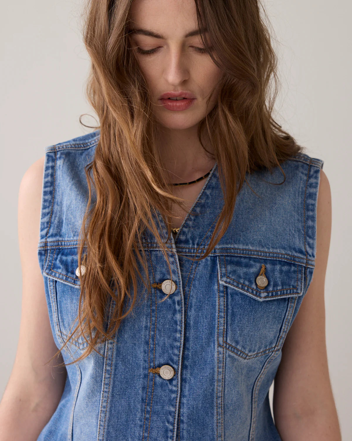 Summum Vintage Denim Gilet
