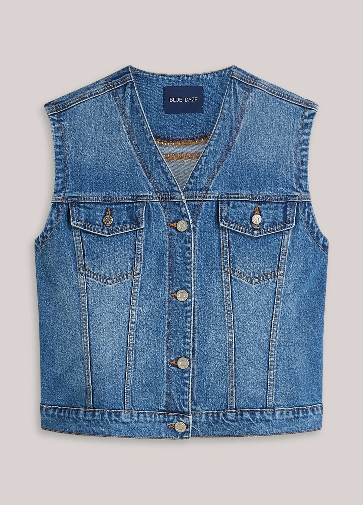 Summum Vintage Denim Gilet