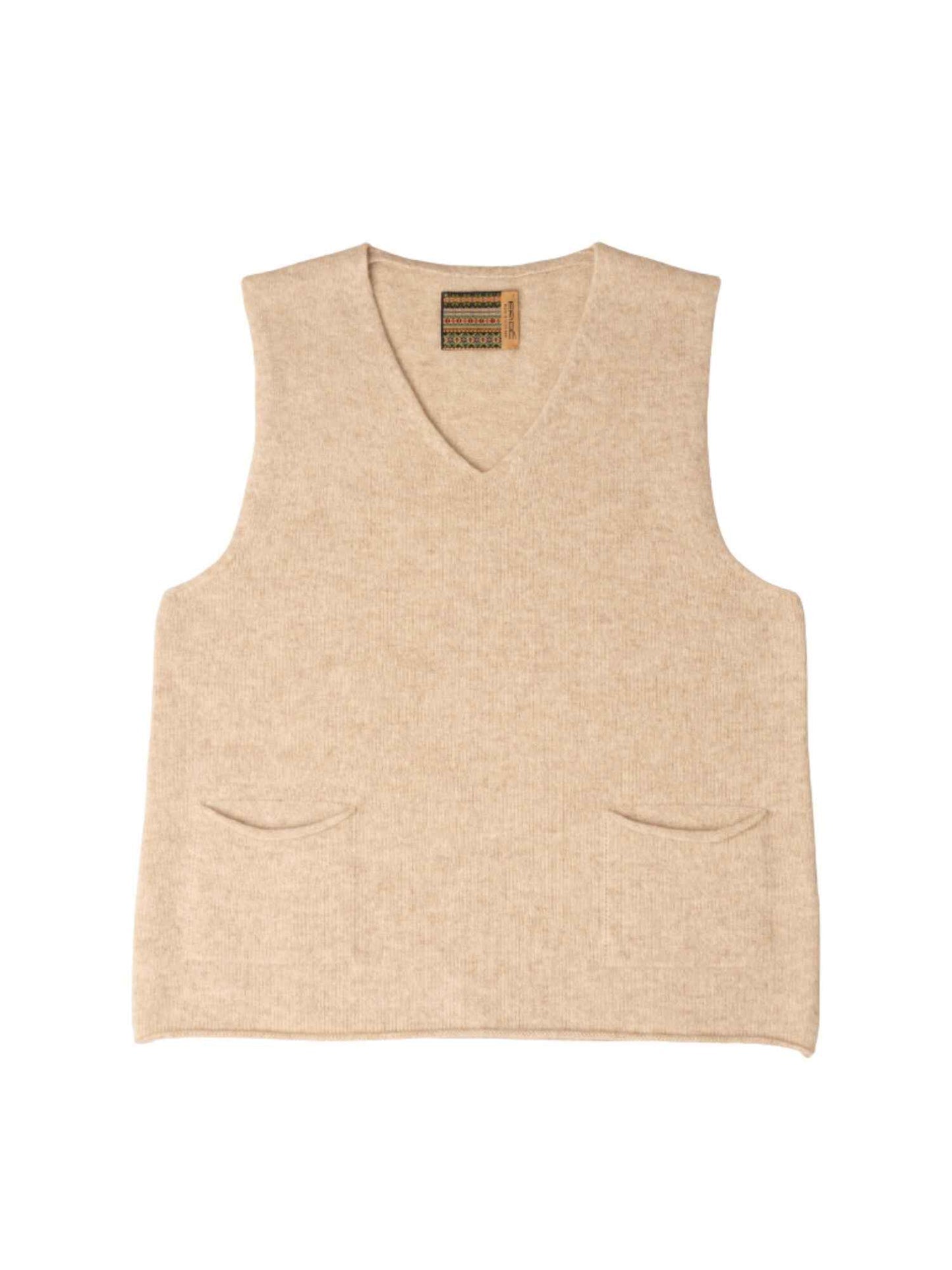 Eribe Corry V neck Tank top-Linen
