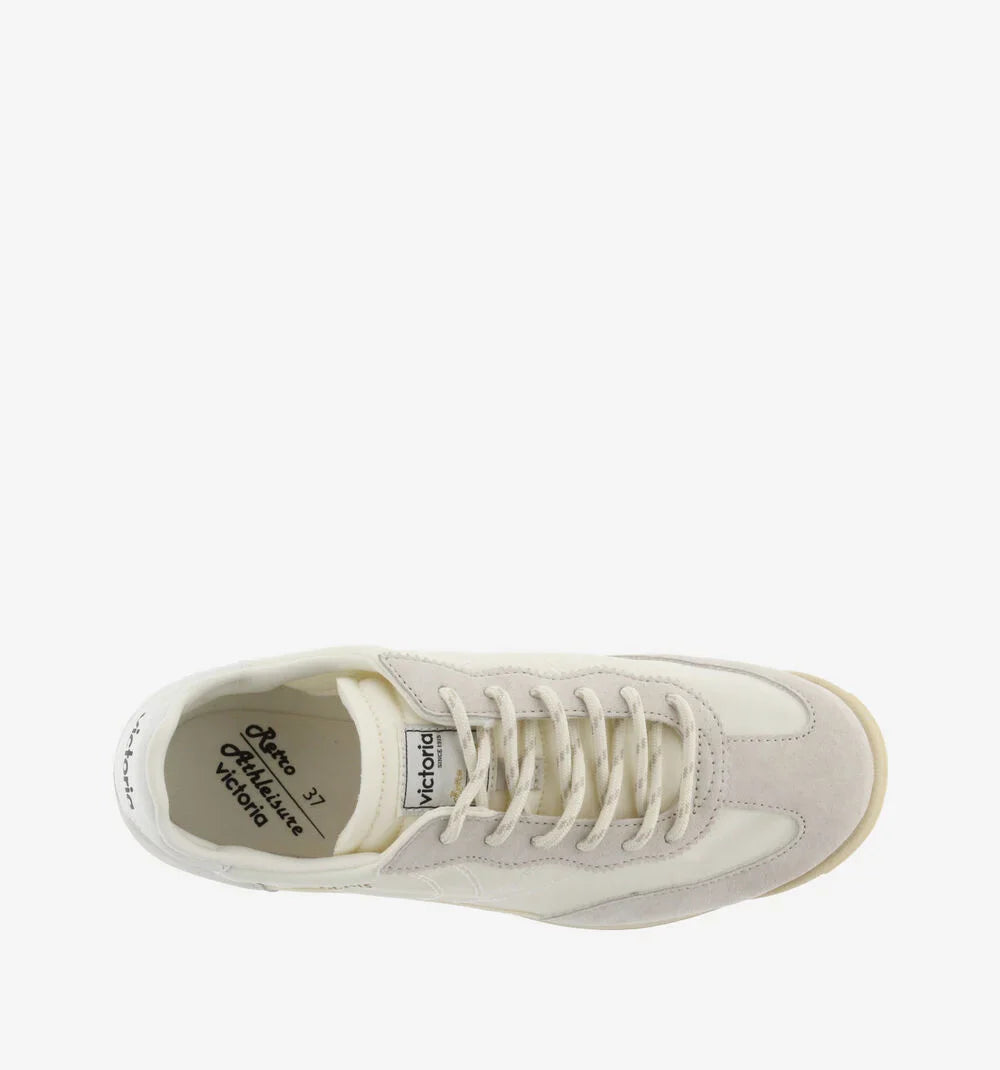 Victoria Saturno Nylon & Serraje Trainers Hielo