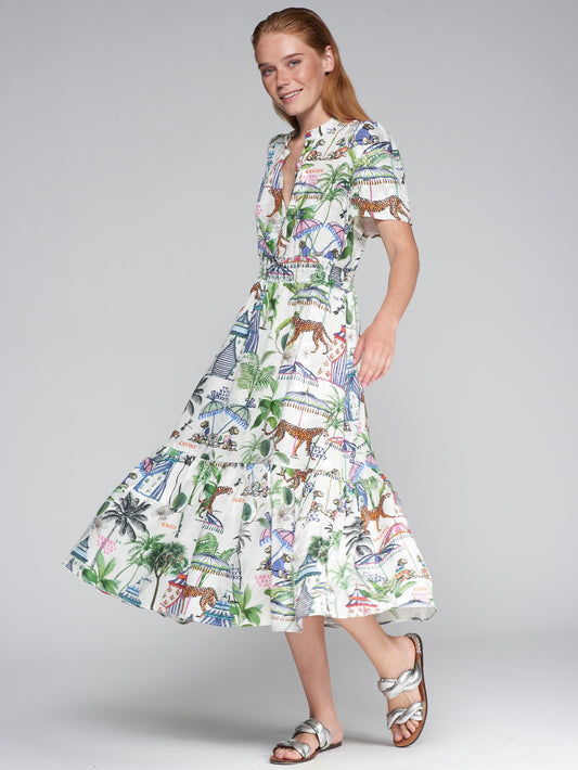 Vilagallo Ivy Dress Chillout - Blanco