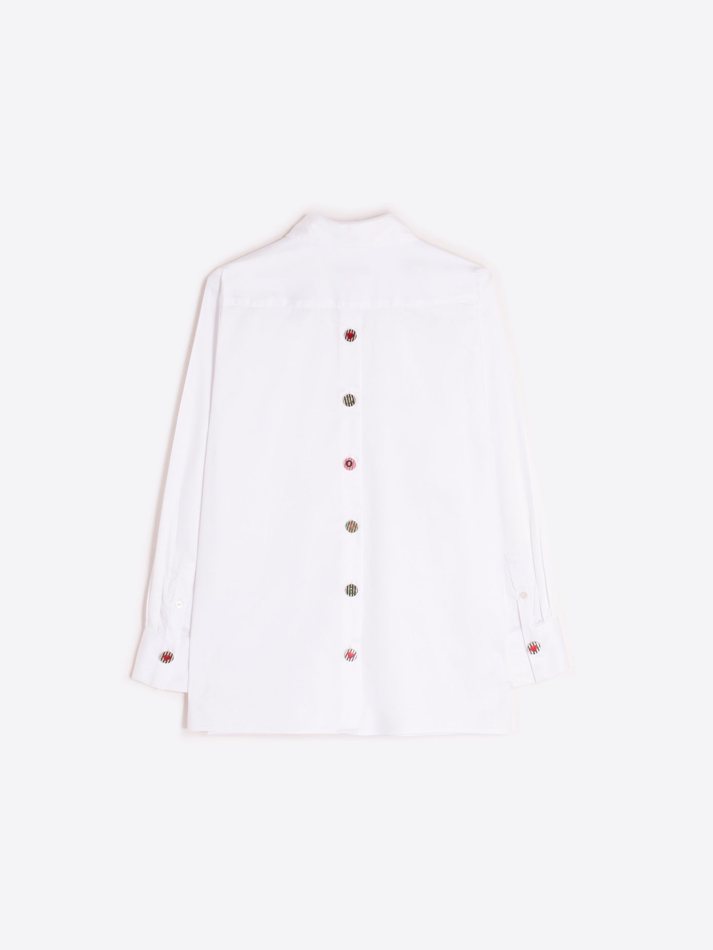 Vilagallo White shirt Botones Espalda