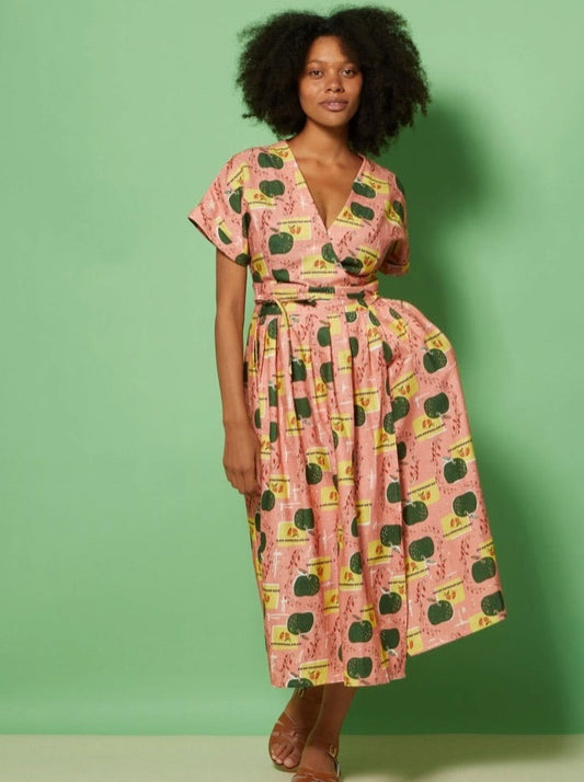 Palava Esme Pink Apples Dress