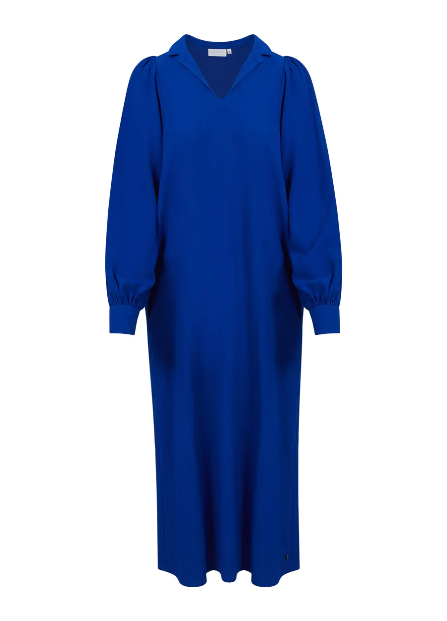 Coster Copenhagen Dress with Wide Sleeves - Electric Blue