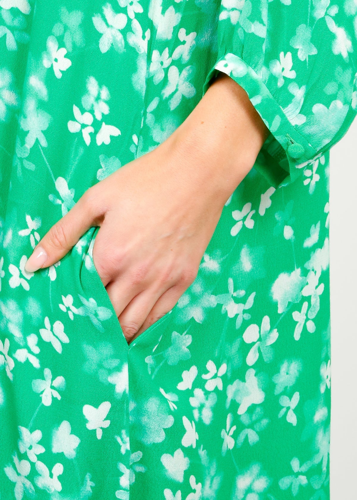 Primrose Park Zion Dress Green Floral