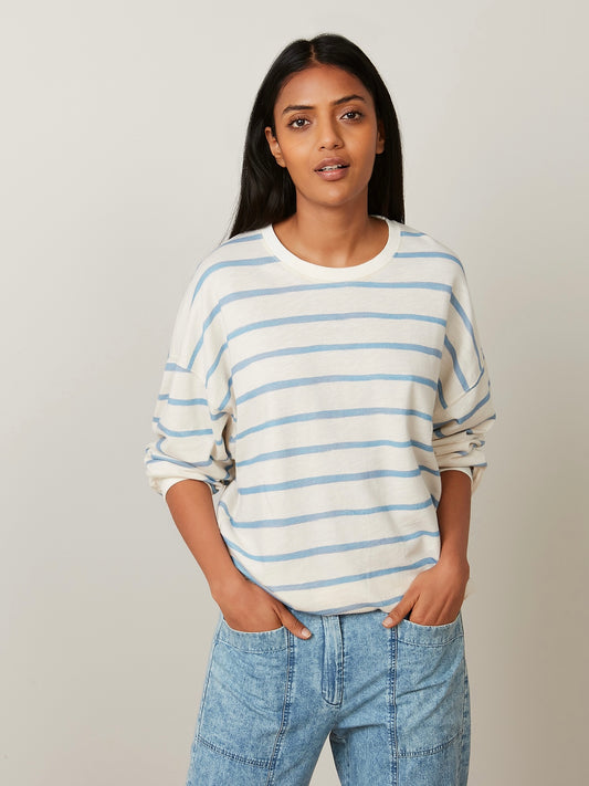 Hartford Blue Stripe Tarius Sweatshirt