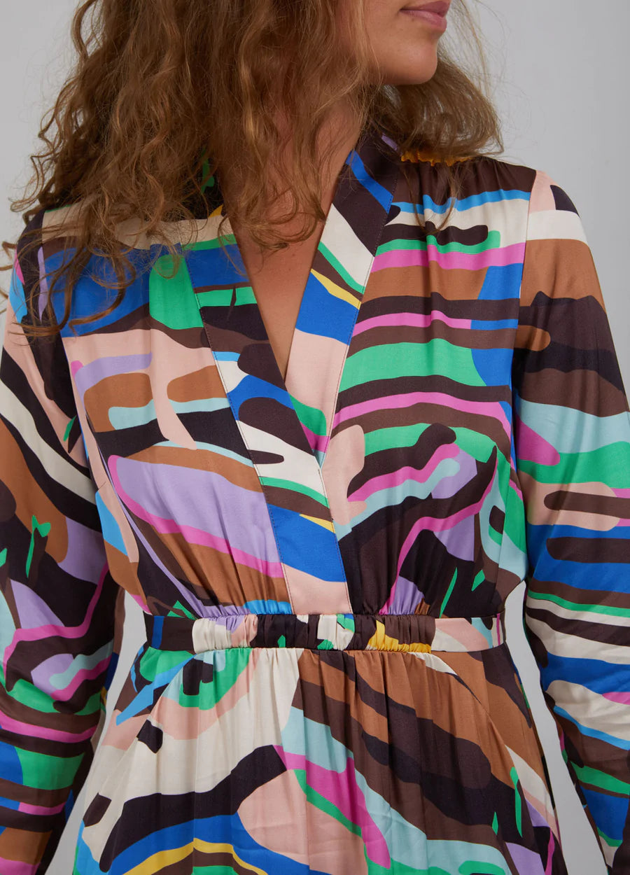 Coster Copenhagen Dress with Multi Colour Zebra Print