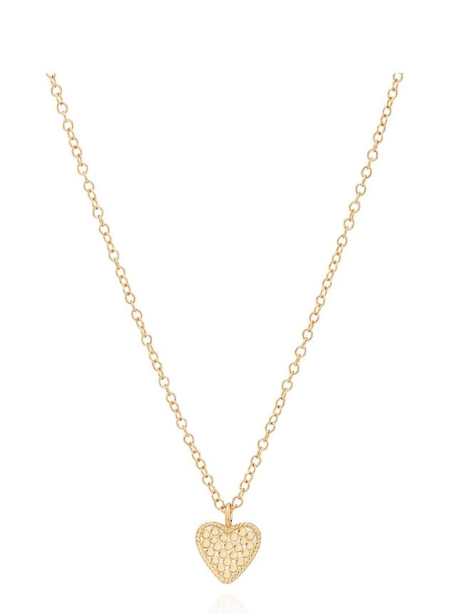 Anna Beck Small Engravable Heart Charity Necklace