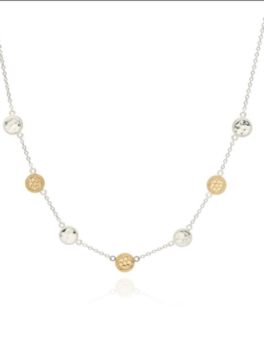 Anna Beck Hammered Station Necklace