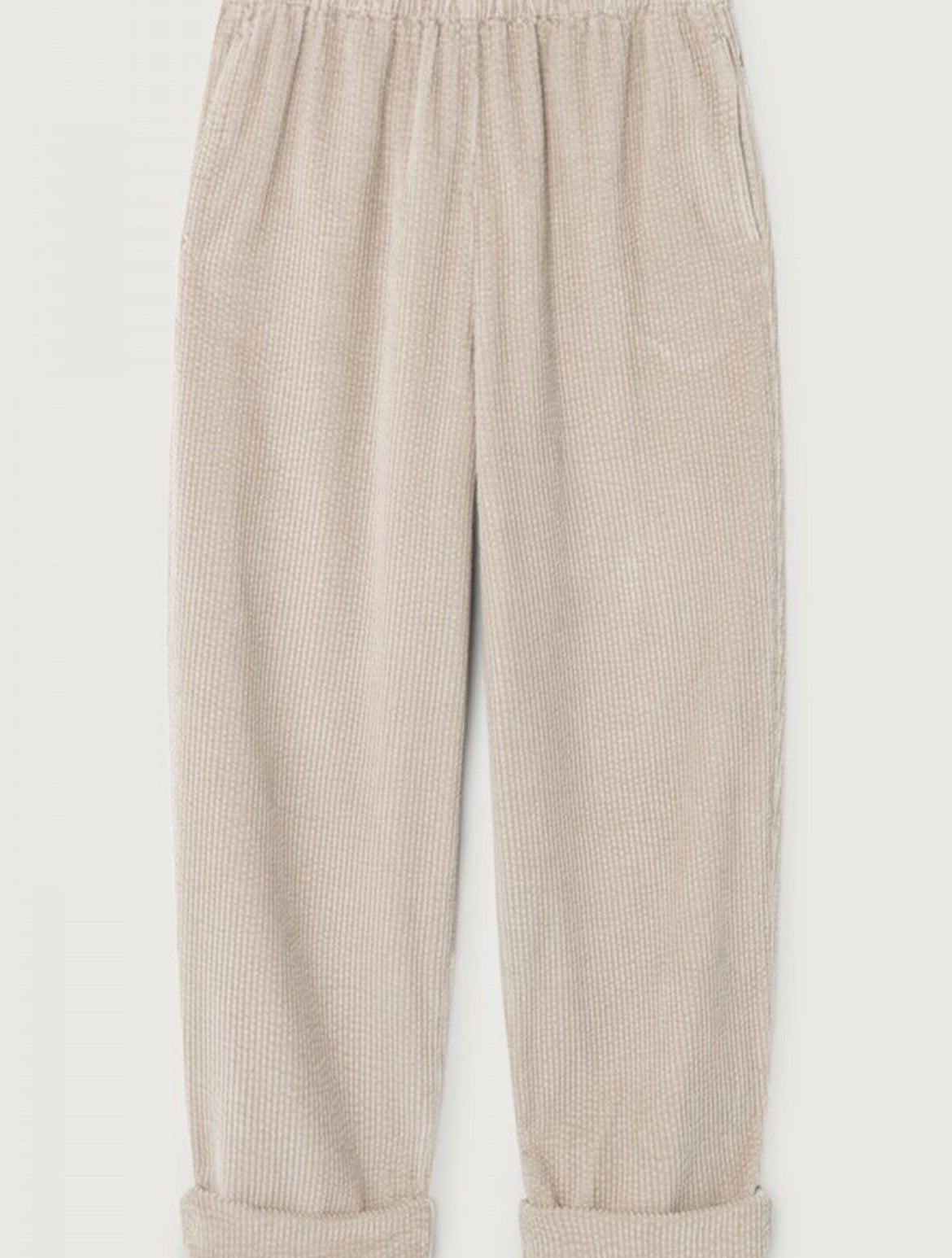 American Vintage Padow Cord trousers-Mastic