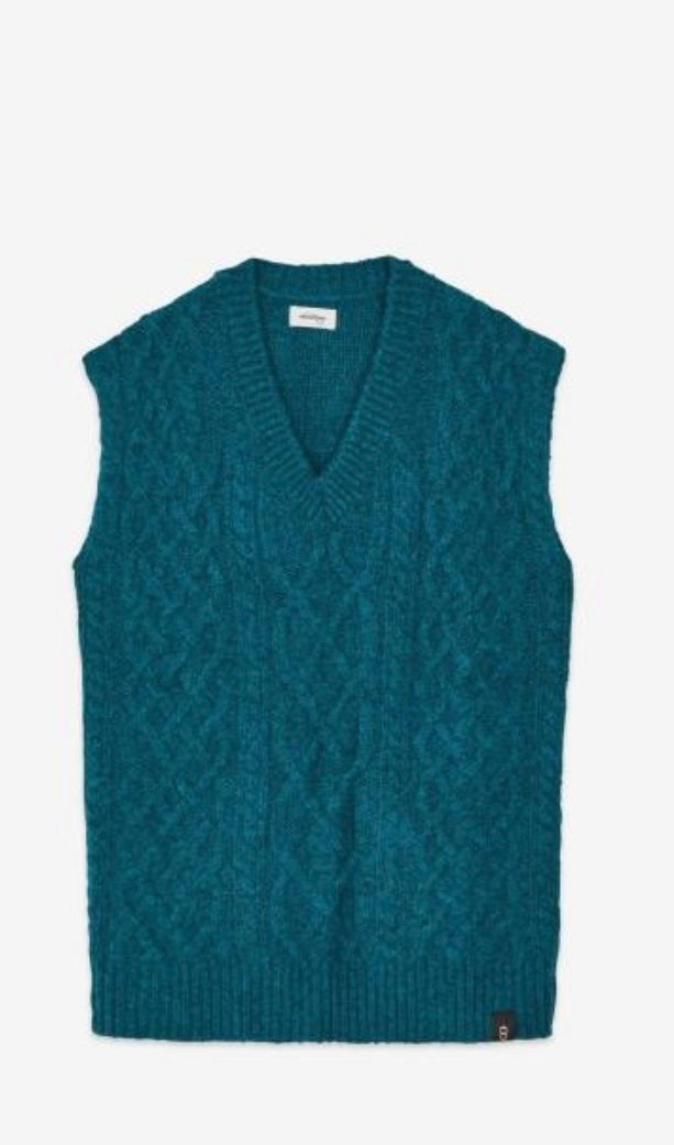 Ottod’Ame Wool blend Tank-top - Old Green