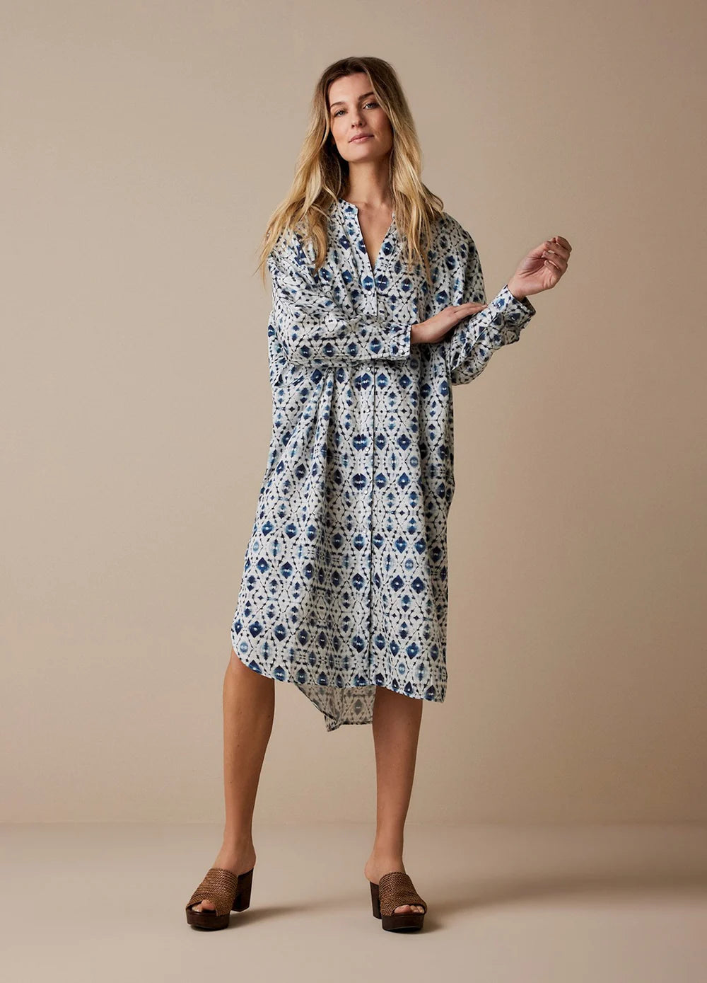 Summum Blouse Dress with Graphic print