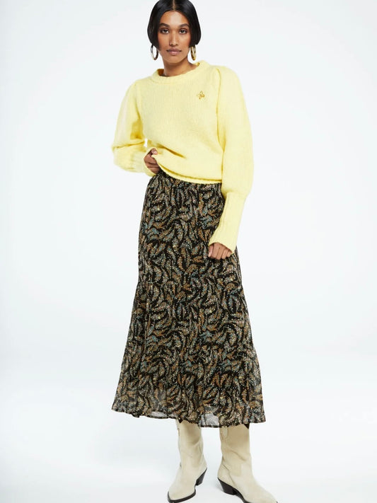 Fabienne Chapot Louise Tess Skirt- Paisley Confetti Black